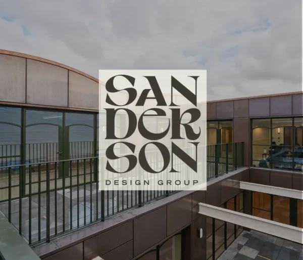 Sanderkson Design Group Logo featuring the Voysey House by Ambit