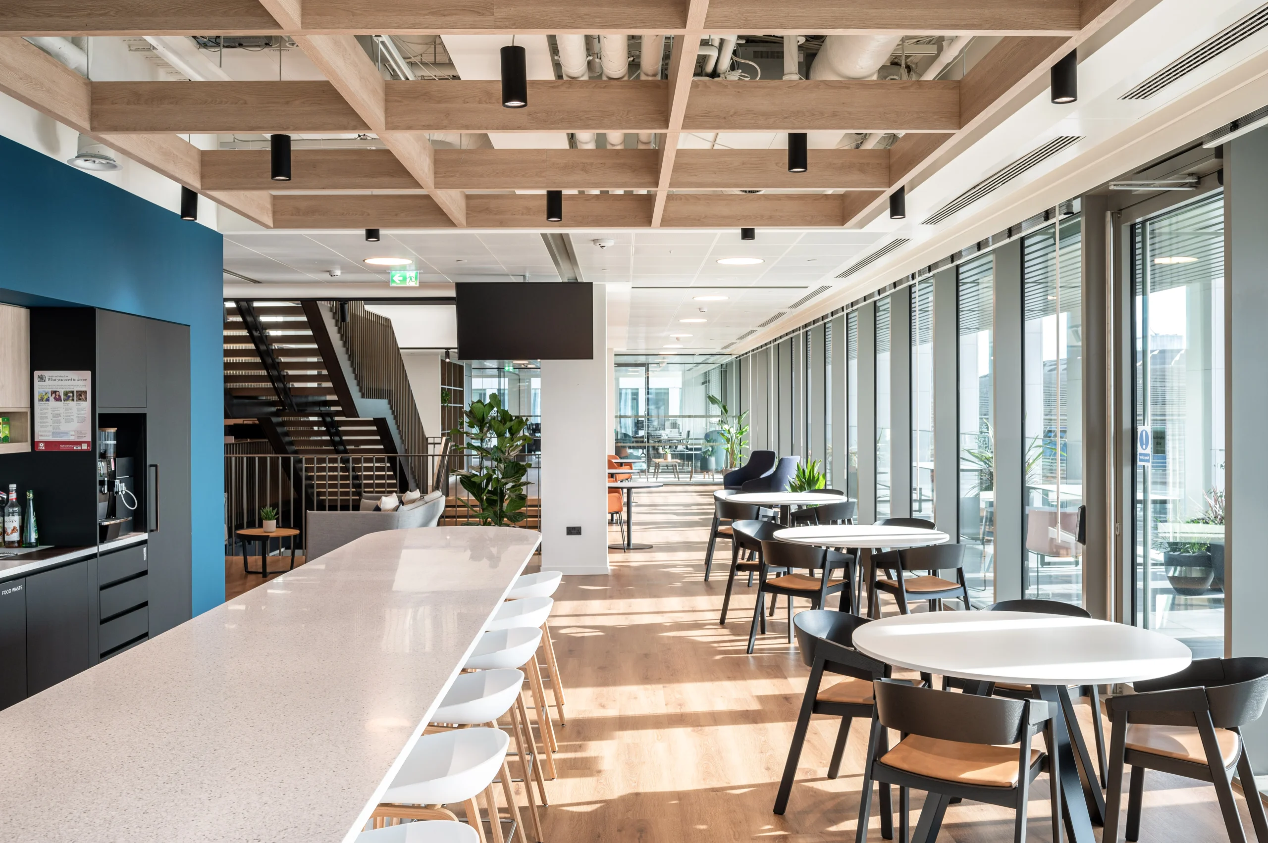 Numis teapoint with a natural open plan space