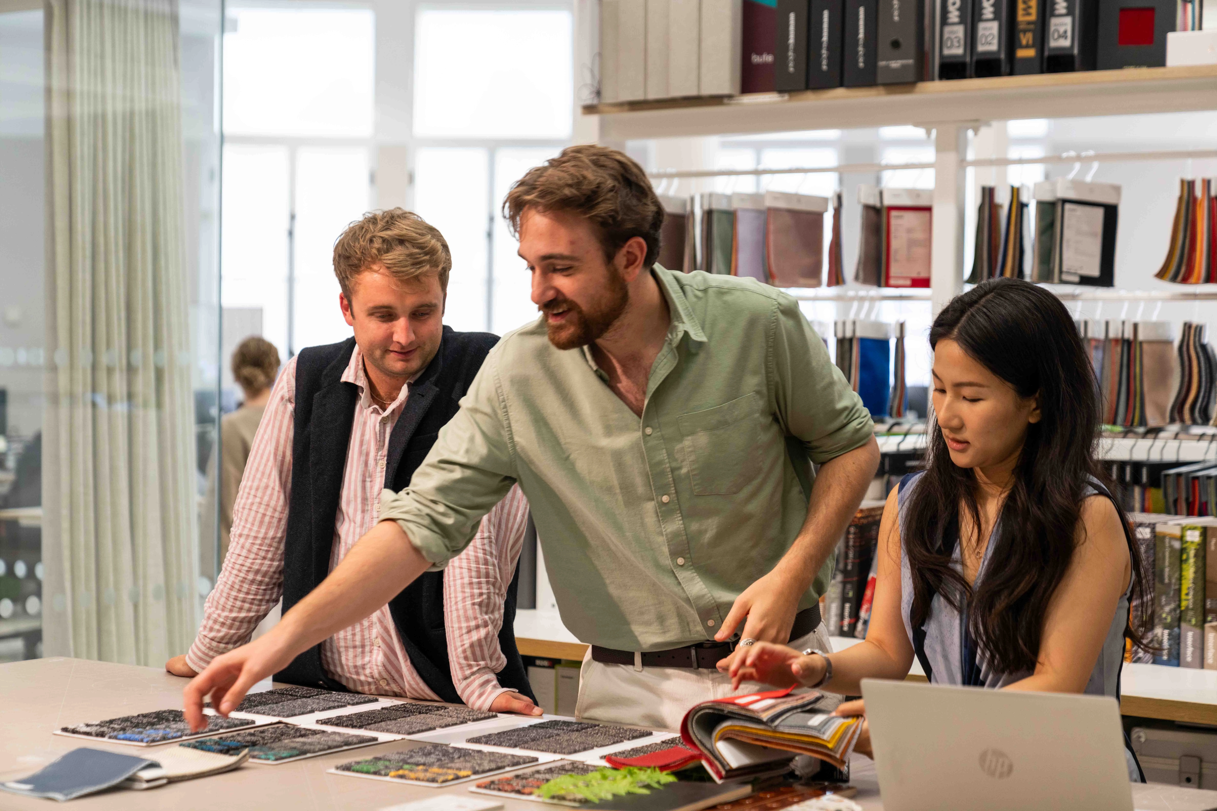 Modus designers working in the studio