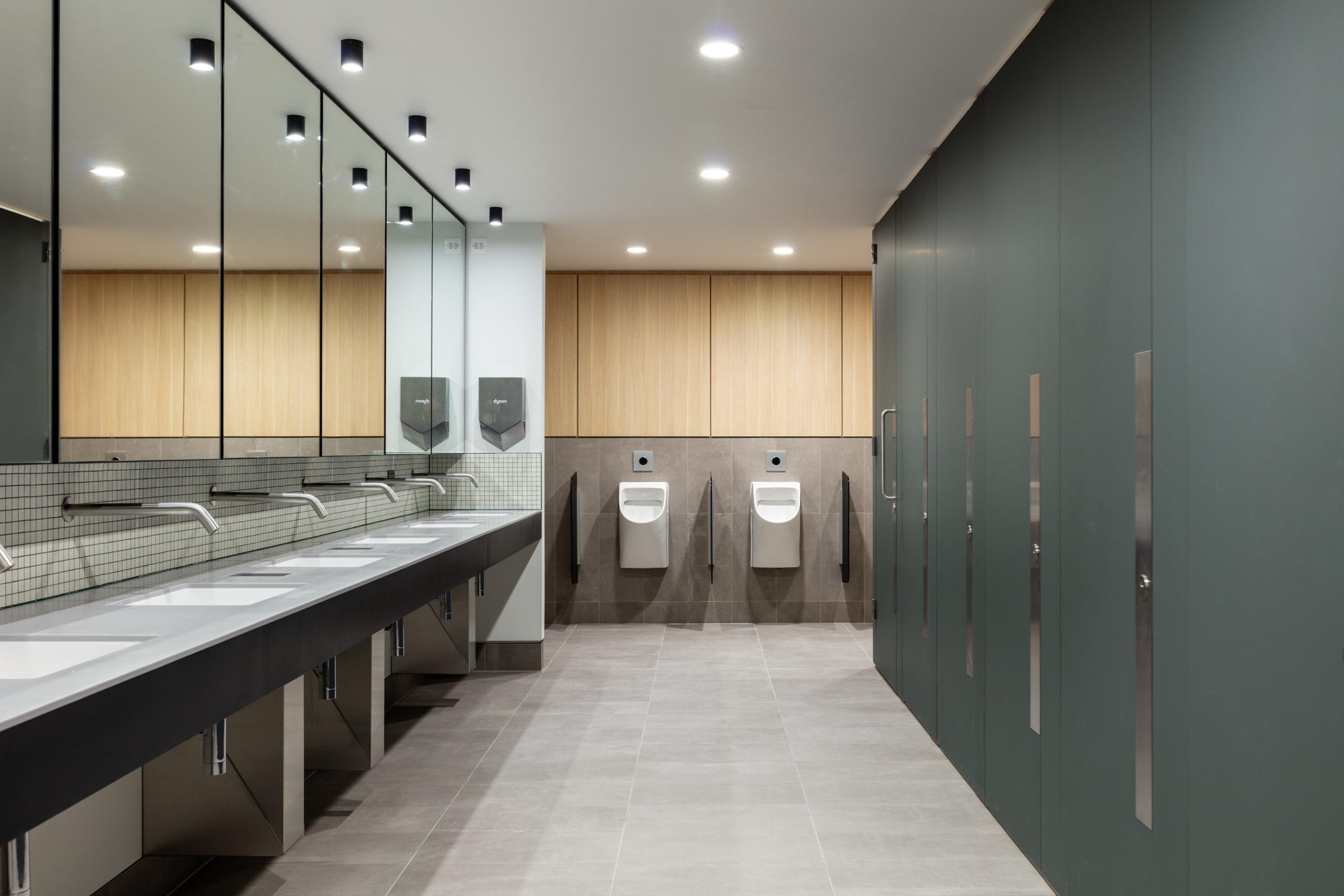 Space Grey Bathrooms at Chiswick Business Park, Building 9